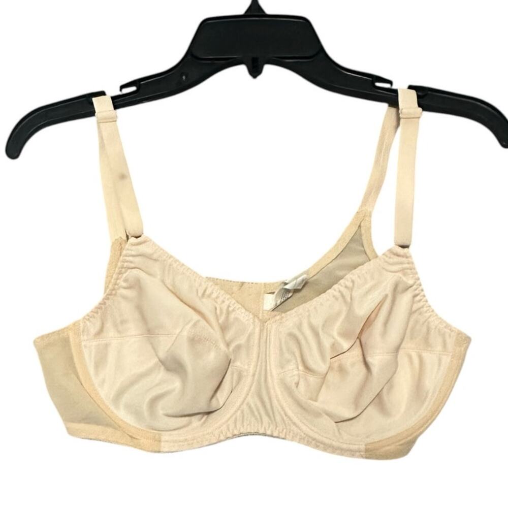 Bali Vintage NWT Underwire Bra Women's 38C Beige Full Coverage Custom-Fit R21410
